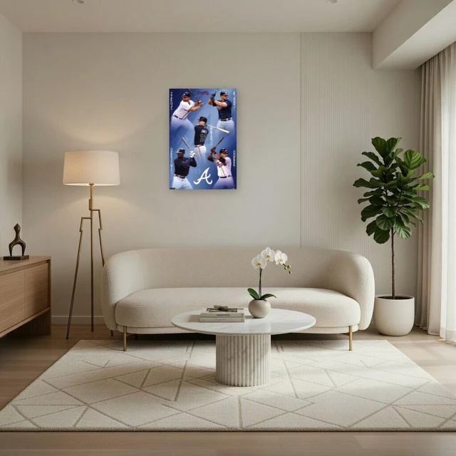 Alt view image 3 of 4 - Atlanta Braves 2011 Collage Poster Print