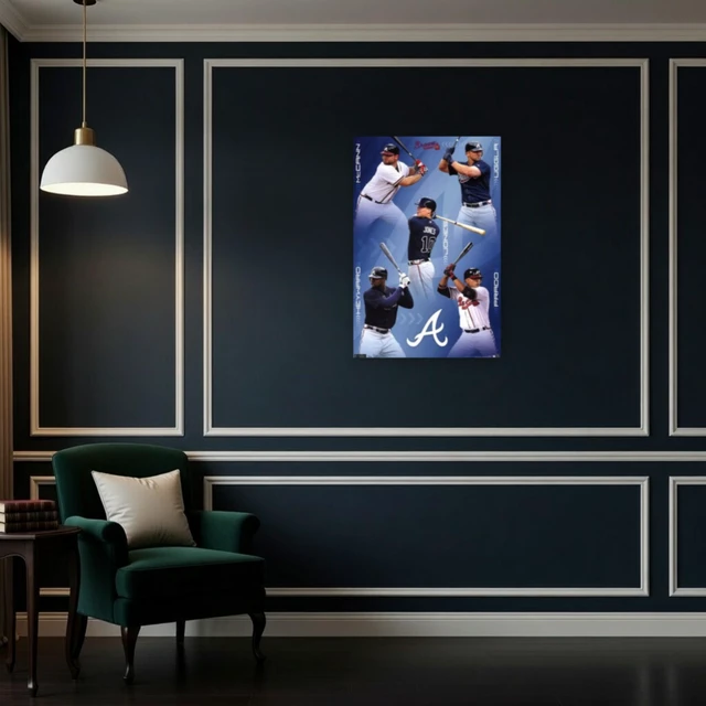 Alt view image 4 of 4 - Atlanta Braves 2011 Collage Poster Print