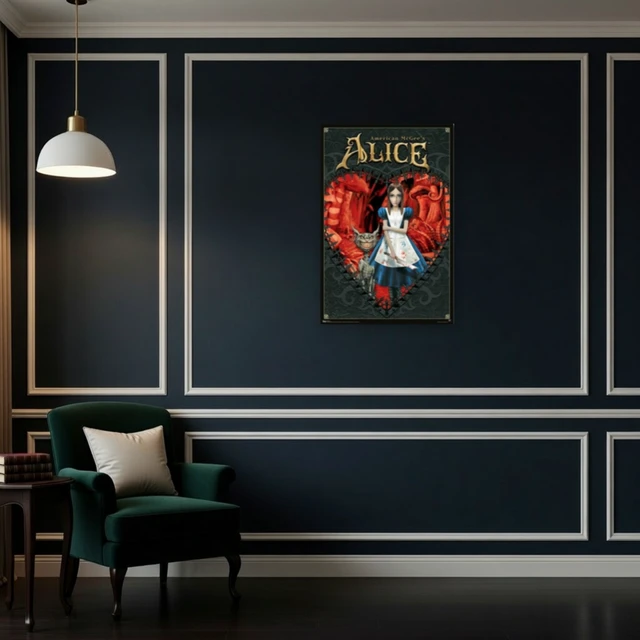 Alt view image 4 of 4 - Alice In Wonderland American McGee Poster Print (24x36)
