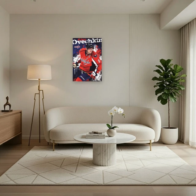 Alt view image 3 of 4 - Washington Capitals Alex Ovechkin Poster Print