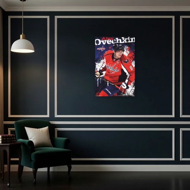Alt view image 4 of 4 - Washington Capitals Alex Ovechkin Poster Print