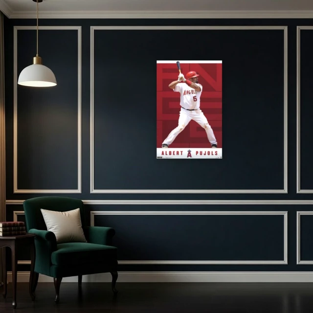 Alt view image 4 of 4 - Anaheim Angels Albert Pujols Poster Print - 24x36