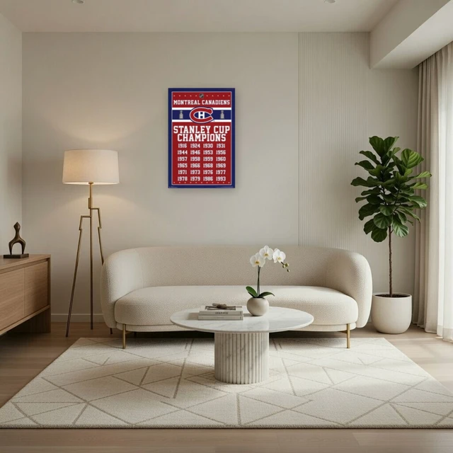 Alt view image 3 of 4 - Montreal Canadiens 2013 Champions Poster Print