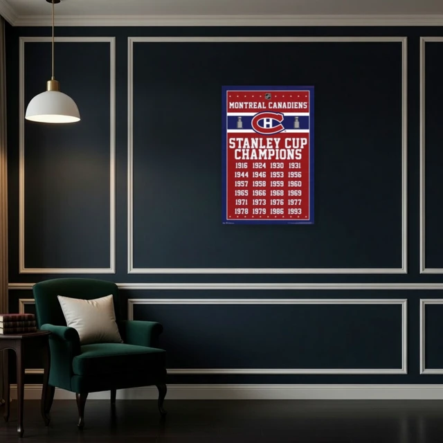 Alt view image 4 of 4 - Montreal Canadiens 2013 Champions Poster Print