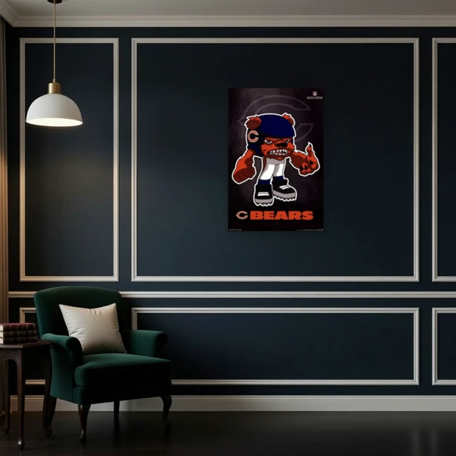 Alt view image 4 of 4 - Chicago Bears Rusher 13 Poster Print