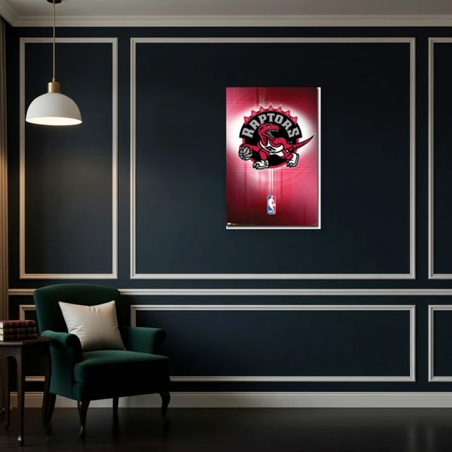 Alt view image 4 of 4 - Toronto Raptors Logo Poster Print - 22x34