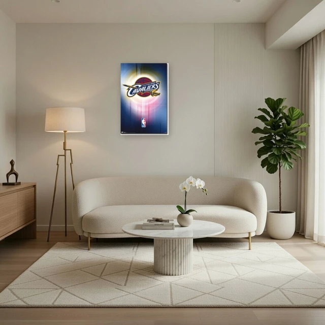 Alt view image 3 of 4 - Cleveland Cavaliers 2010 Logo Poster Print