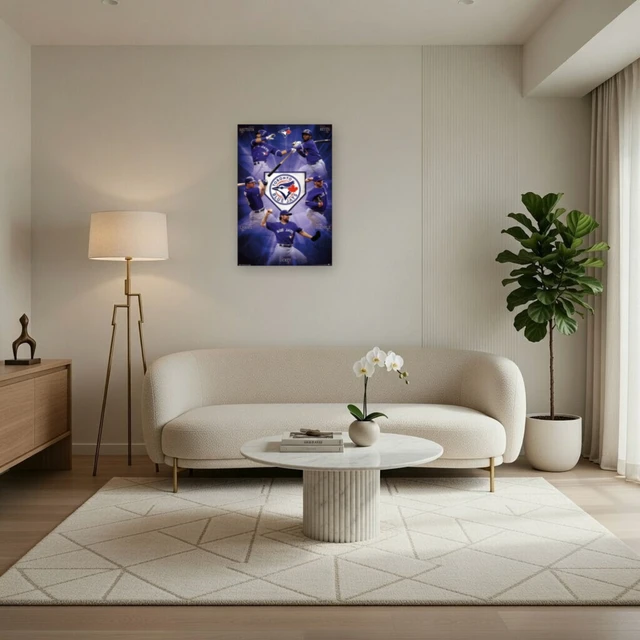 Alt view image 3 of 4 - Toronto Blue Jays Team Poster Print - Bold Sports Decor
