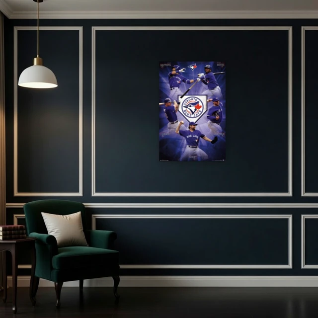 Alt view image 4 of 4 - Toronto Blue Jays Team Poster Print - Bold Sports Decor
