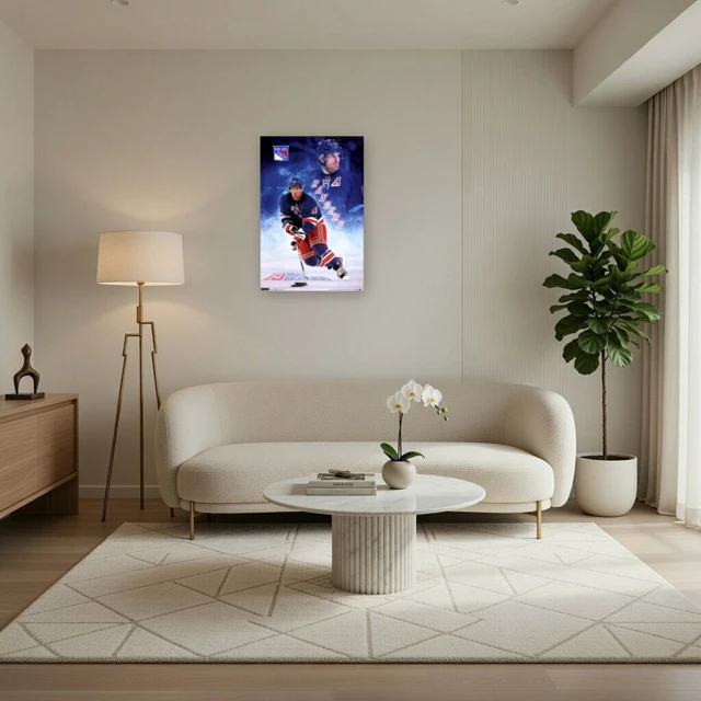 Alt view image 3 of 4 - New York Rangers B. Richards Poster Print