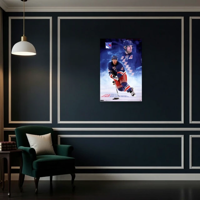 Alt view image 4 of 4 - New York Rangers B. Richards Poster Print
