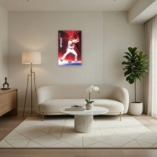 Alt view image 3 of 4 - Washington Nationals B Harper Poster Print - 22x34