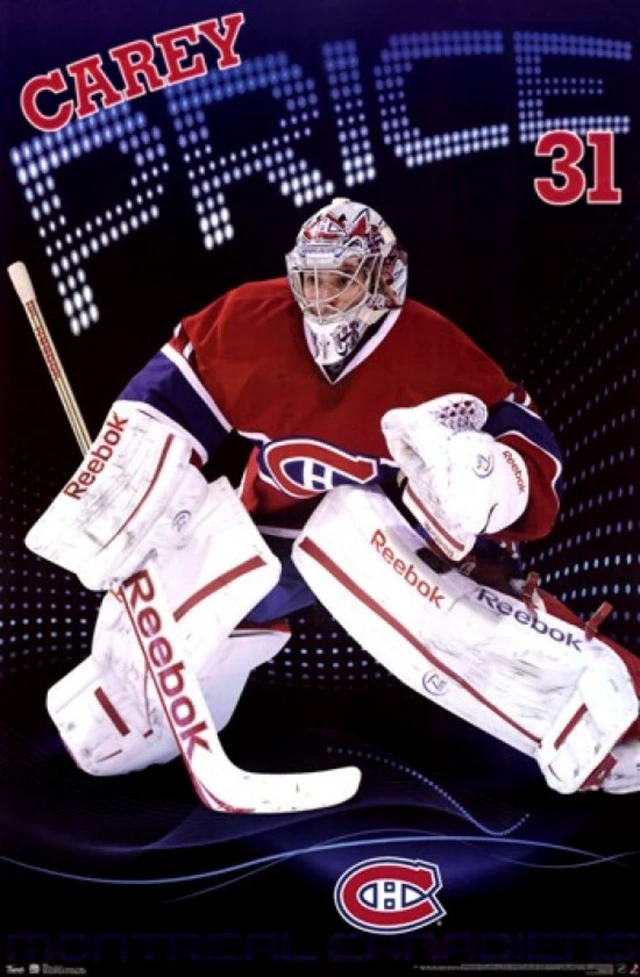 Alt view image 2 of 4 - Montreal Canadiens - Carey Price 13 Poster Print