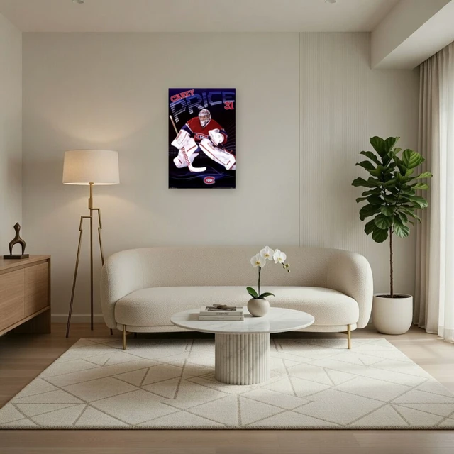 Alt view image 3 of 4 - Montreal Canadiens - Carey Price 13 Poster Print
