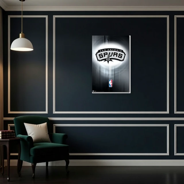 Alt view image 4 of 4 - San Antonio Spurs Logo Poster Print - 22 x 34