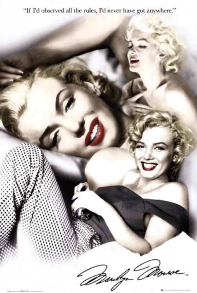 Alt view image 2 of 4 - Marilyn Monroe Rules Poster - Iconic Art Print