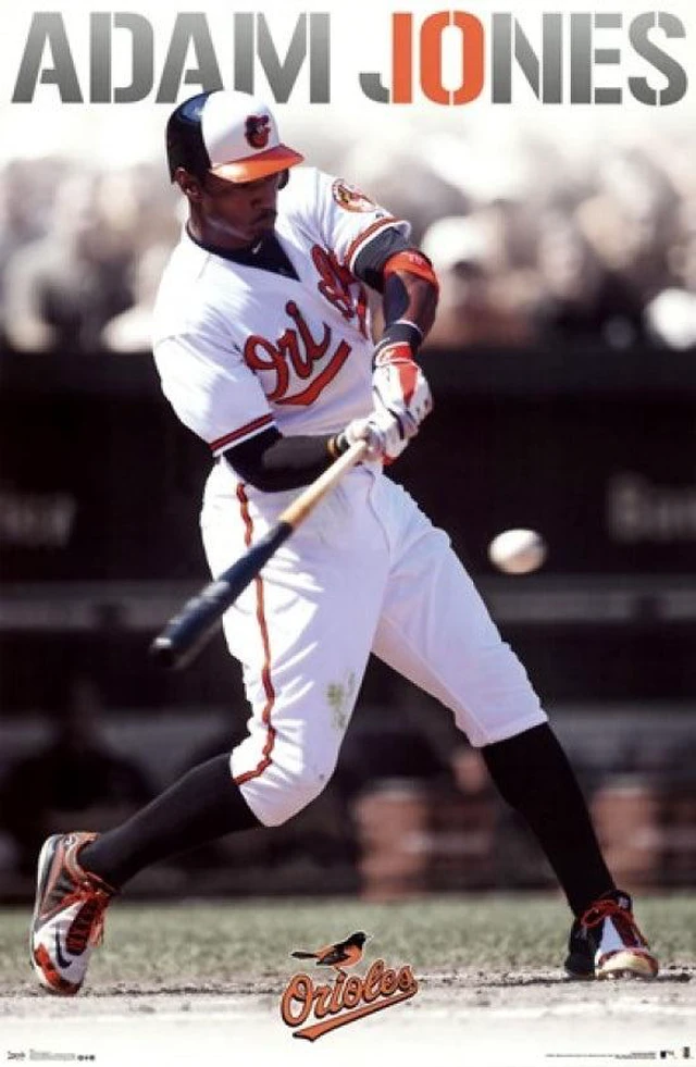 Main image of Adam Jones Baltimore Orioles Poster Print (22 x 34)