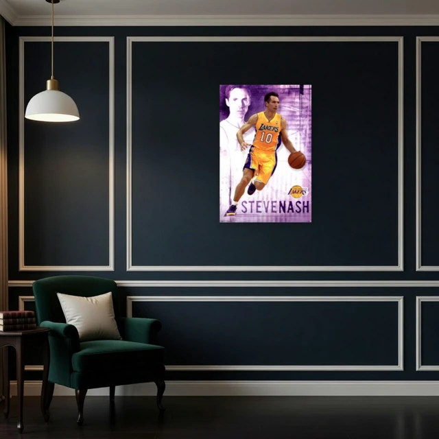 Alt view image 4 of 4 - Lakers Steve Nash Poster Print (24 x 36)