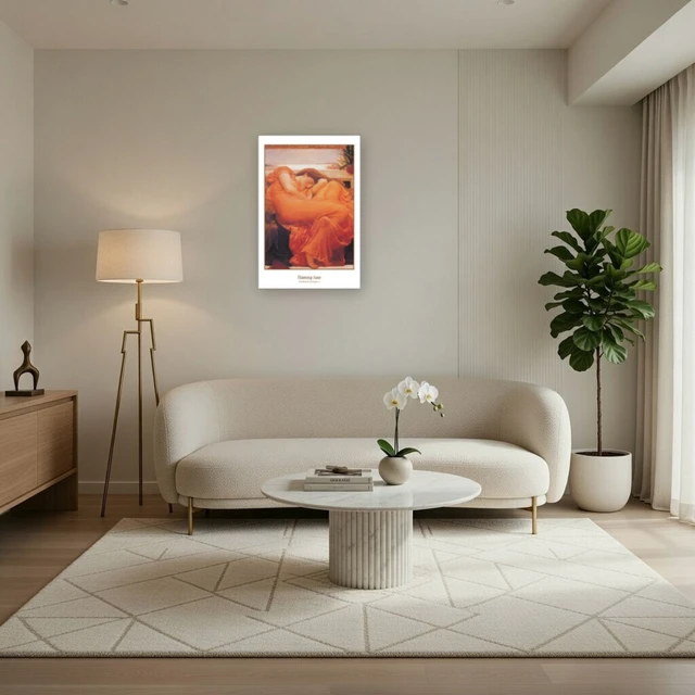 Alt view image 3 of 4 - Flaming June Art Print by Sir Frederic Leighton