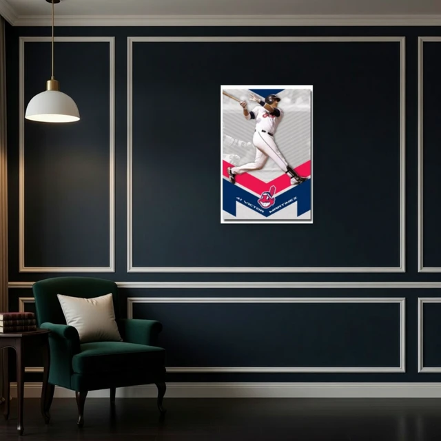 Alt view image 4 of 4 - Cleveland Indians Victor Martinez Poster Print