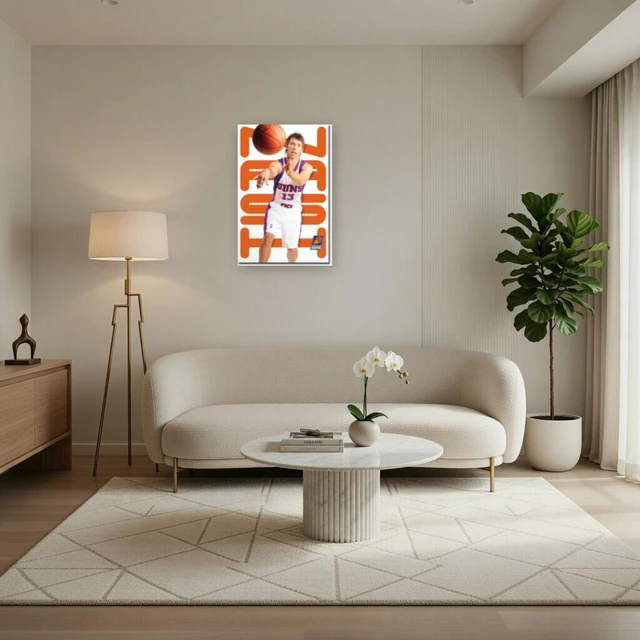 Alt view image 3 of 4 - Suns 09 Poster Print - Basketball Art (24x36)