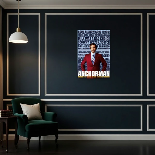 Alt view image 4 of 4 - Anchorman Ron Burgundy Quotes Poster - 24 x 36