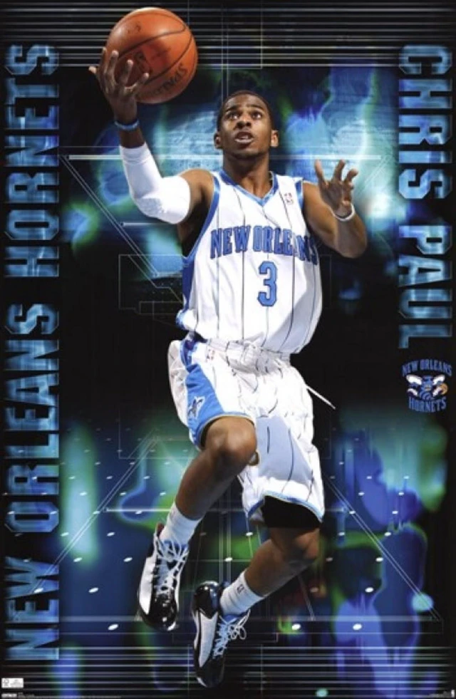 Alt view image 2 of 4 - Chris Paul 2009 New Orleans Hornets Poster Print
