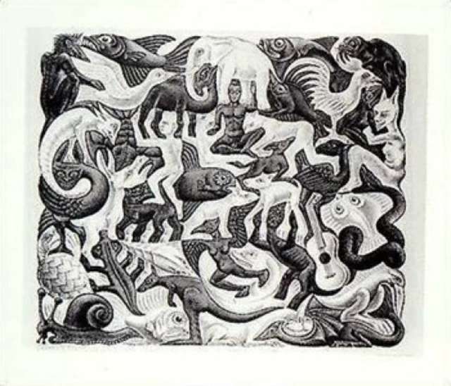 Alt view image 2 of 4 - Mosaic II Poster by M.C. Escher - Stunning Art Print