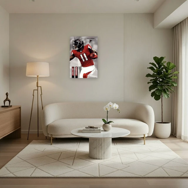 Alt view image 3 of 4 - Atlanta Falcons Julio Jones 2013 Poster Print - 22x34