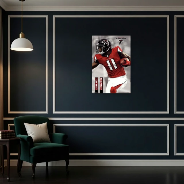Alt view image 4 of 4 - Atlanta Falcons Julio Jones 2013 Poster Print - 22x34
