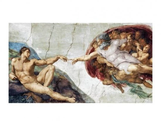 Main image of The Creation Of Adam Poster Art Print - 14x11