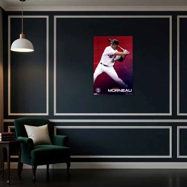 Alt view image 4 of 4 - Twins J. Morneau Poster Print - 24 x 36