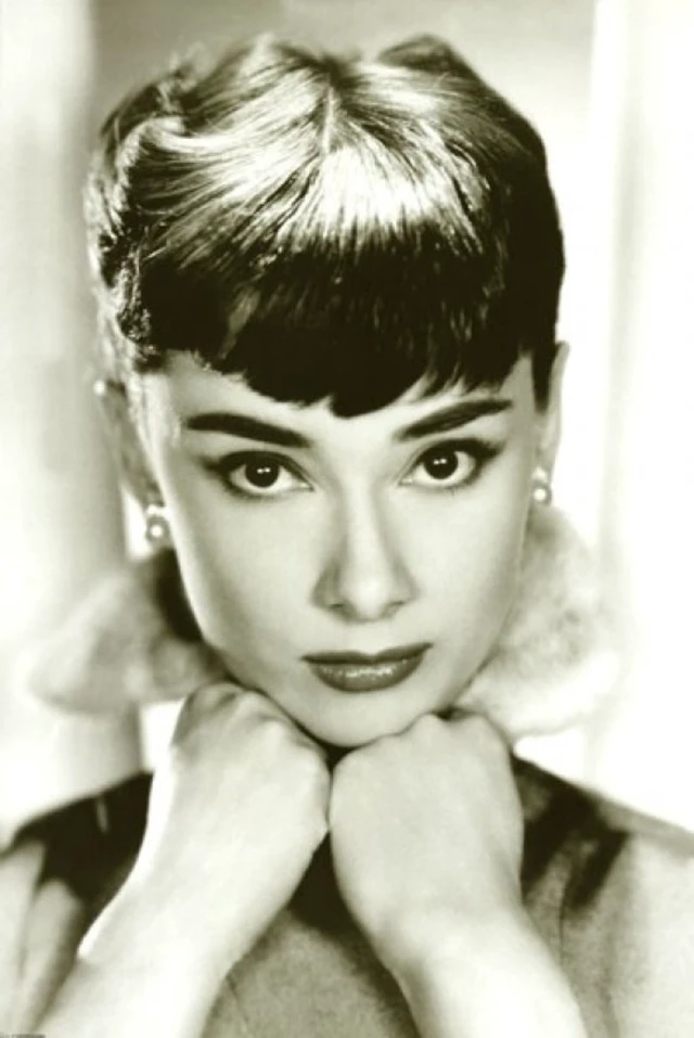 Alt view image 2 of 4 - Audrey Hepburn - Lips Sepia Art Poster Print