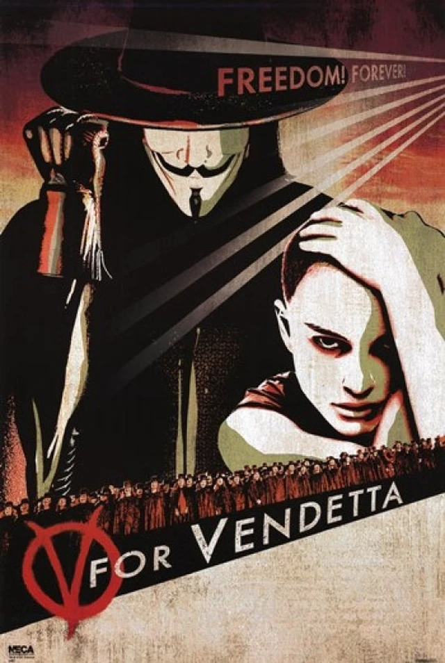 Main image of V for Vendetta Movie Poster Print - 24 x 36
