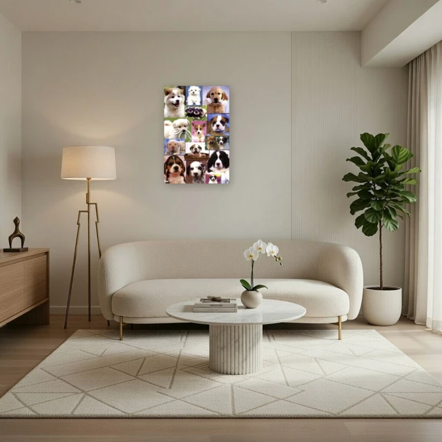 Alt view image 3 of 4 - Puppies Poster Print Heartwarming Canine Artwork