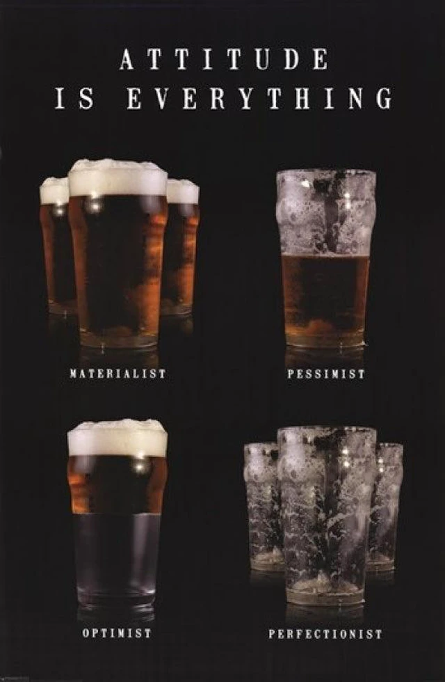 Main image of Attitude is Everything Beer Poster - Perfect for Beer Lovers