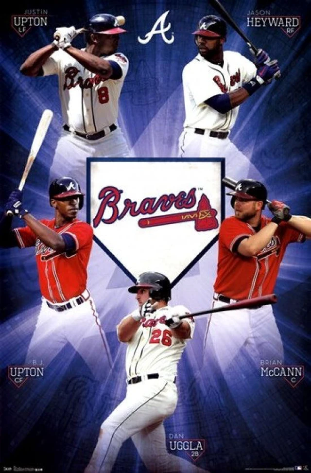 Main image of Atlanta Braves Team 13 Poster Print - 24x36