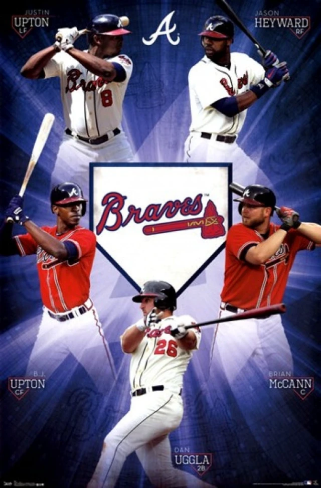 Alt view image 2 of 4 - Atlanta Braves Team 13 Poster Print - 24x36