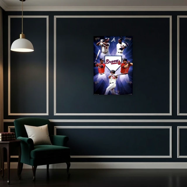 Alt view image 4 of 4 - Atlanta Braves Team 13 Poster Print - 24x36
