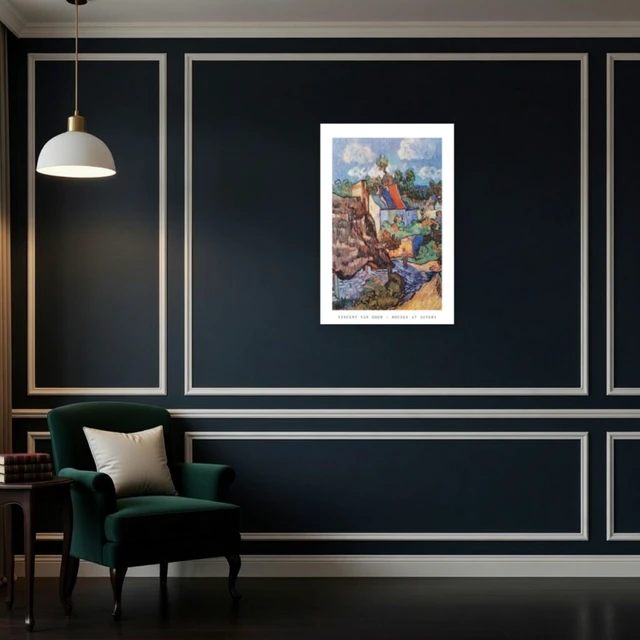 Alt view image 4 of 4 - House At Auvers Fine Art Poster by Vincent van Gogh