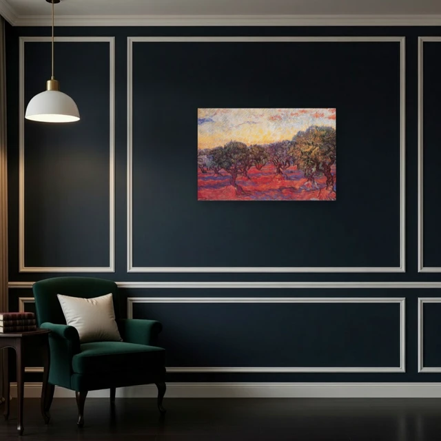 Alt view image 4 of 4 - Olive Grove Poster Print - 28 x 22