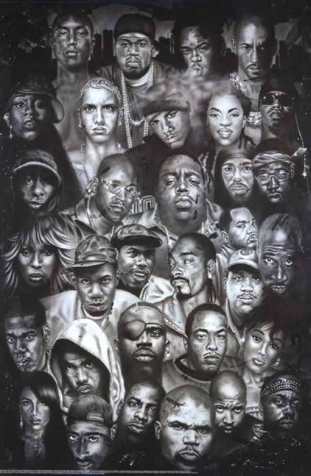 Alt view image 2 of 4 - Hip Hop Legends Poster - Vibrant Art for Music Lovers