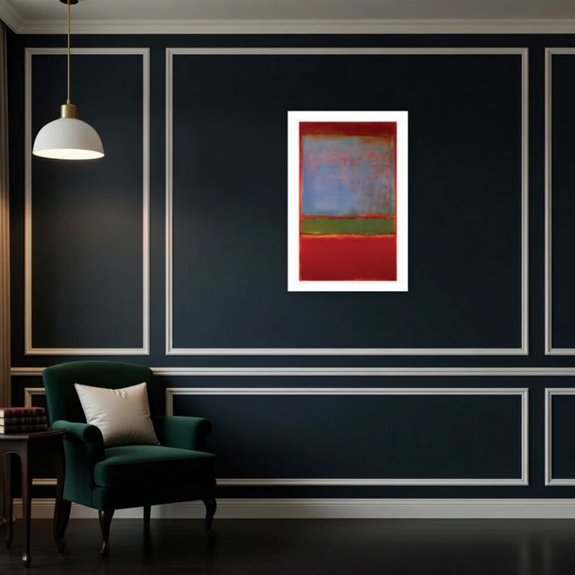 Alt view image 4 of 4 - Rothko Violet Green & Red 19 Poster Print