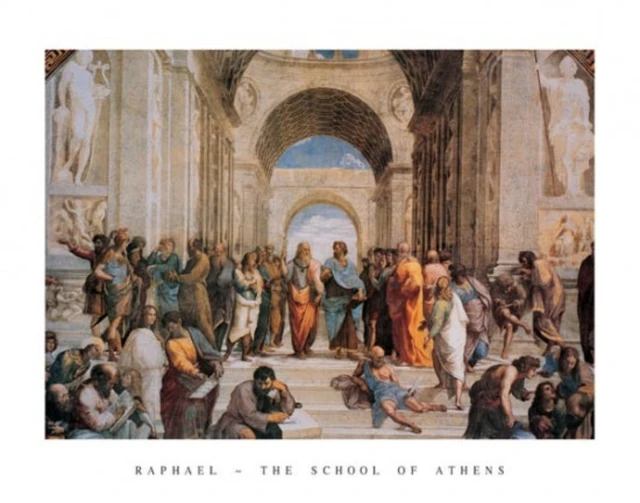 Alt view image 2 of 4 - School Of Athens Poster - Classic Art Print