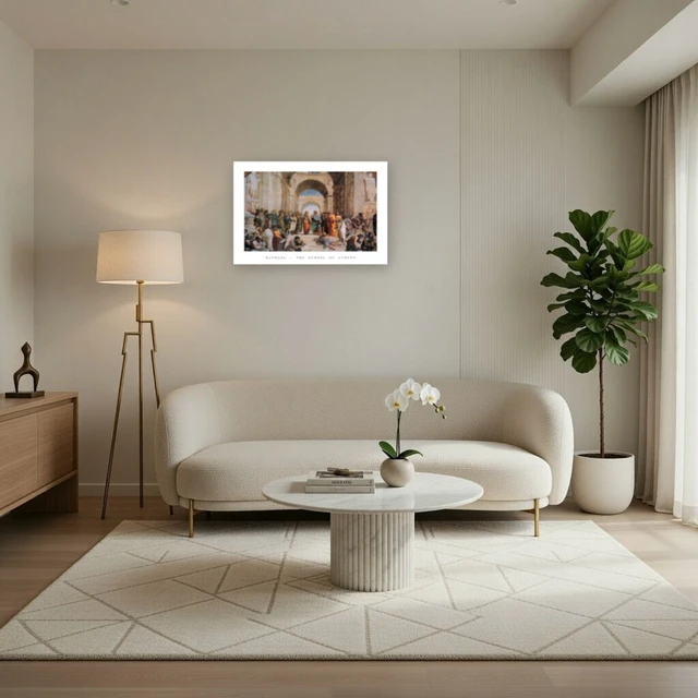 Alt view image 3 of 4 - School Of Athens Poster - Classic Art Print