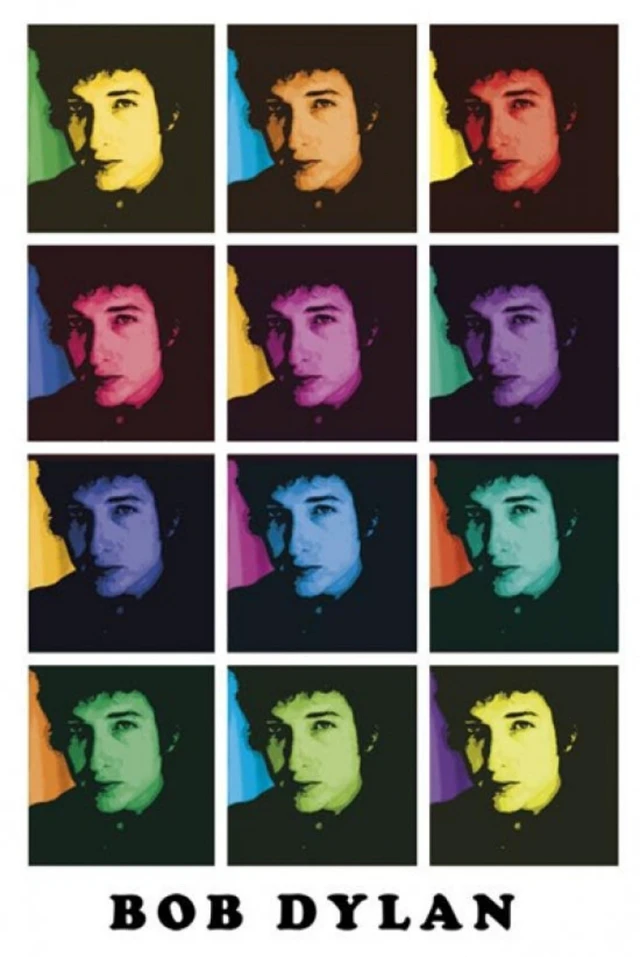 Alt view image 2 of 4 - Bob Dylan Pop Art Colors Poster - Vibrant Wall Art