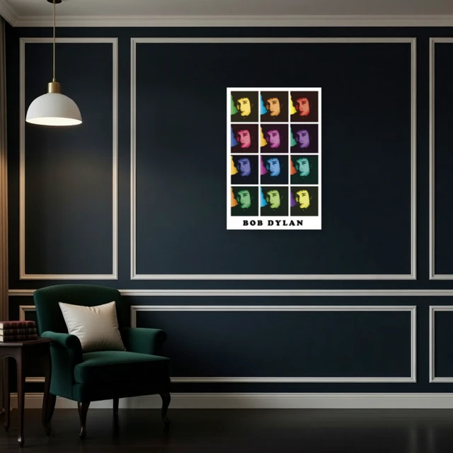 Alt view image 4 of 4 - Bob Dylan Pop Art Colors Poster - Vibrant Wall Art