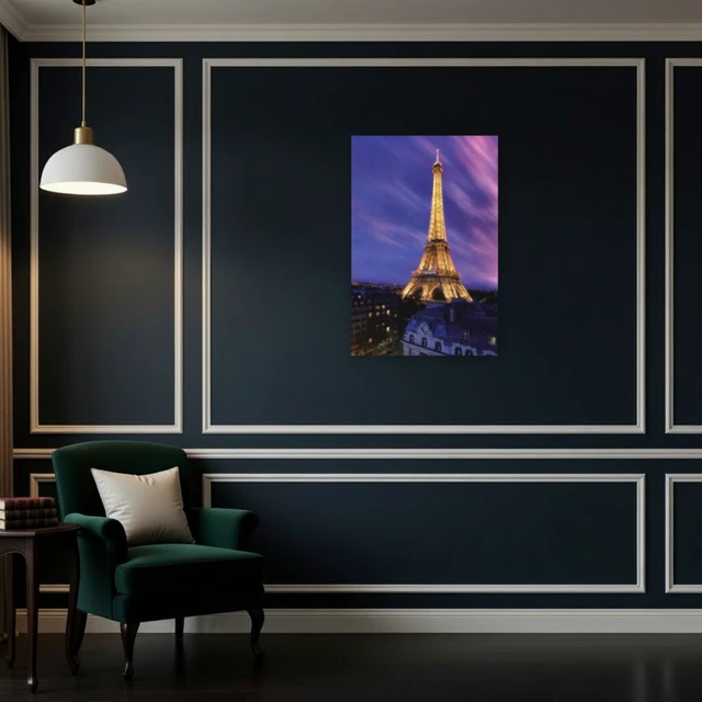 Alt view image 4 of 4 - Eiffel Tower at Dusk Poster - Stunning Cityscape Art