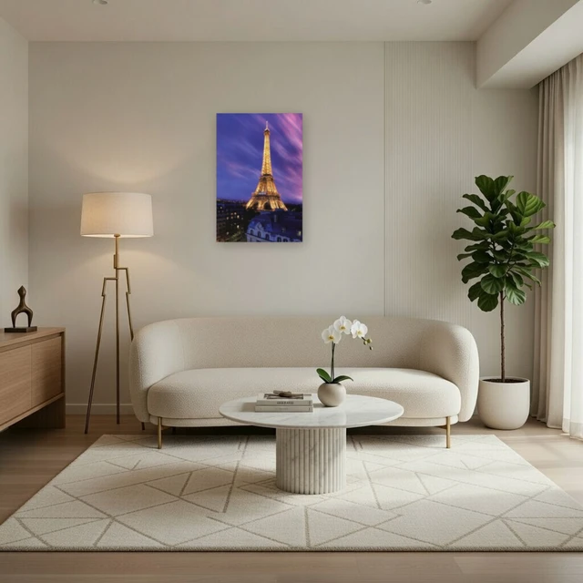 Alt view image 3 of 4 - Eiffel Tower at Dusk Poster - Stunning Cityscape Art