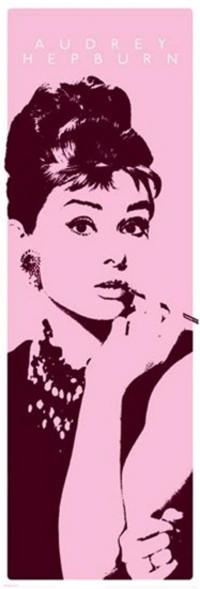 Alt view image 2 of 4 - Audrey Hepburn Cigarello Poster | Iconic Movie Art